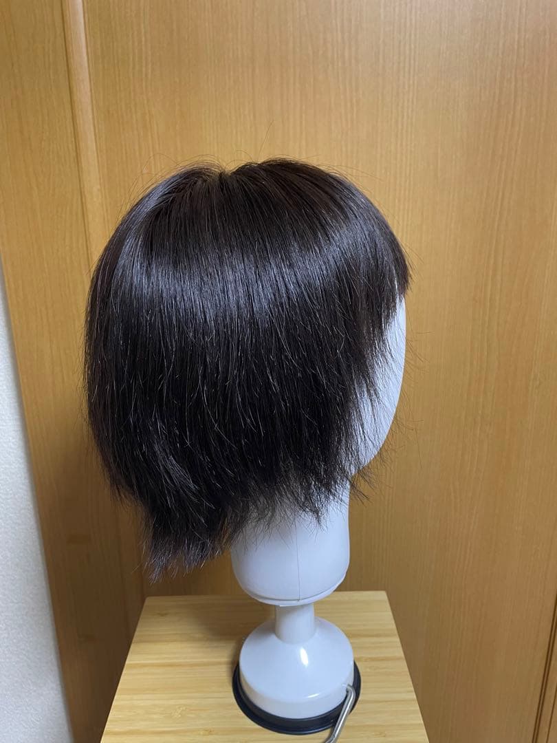ワンステップ ウィッグ 人毛100% Sサイズ