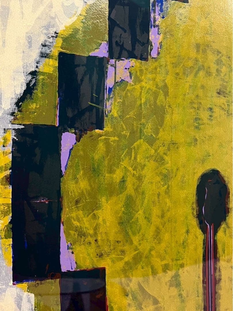 辰野登恵子】リトグラフ作品 1989年 限定65部 サイン入 額装済 現代美術