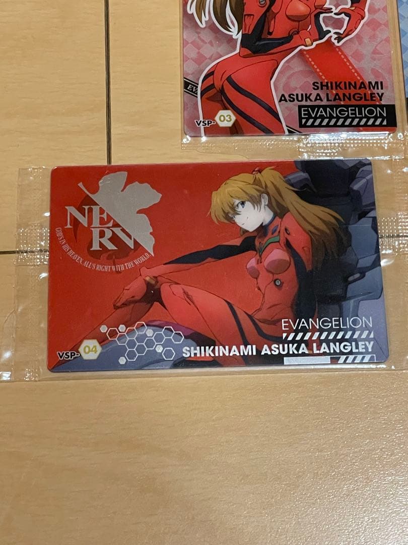 エヴァンゲリオン VSPカード 4枚セット未開封