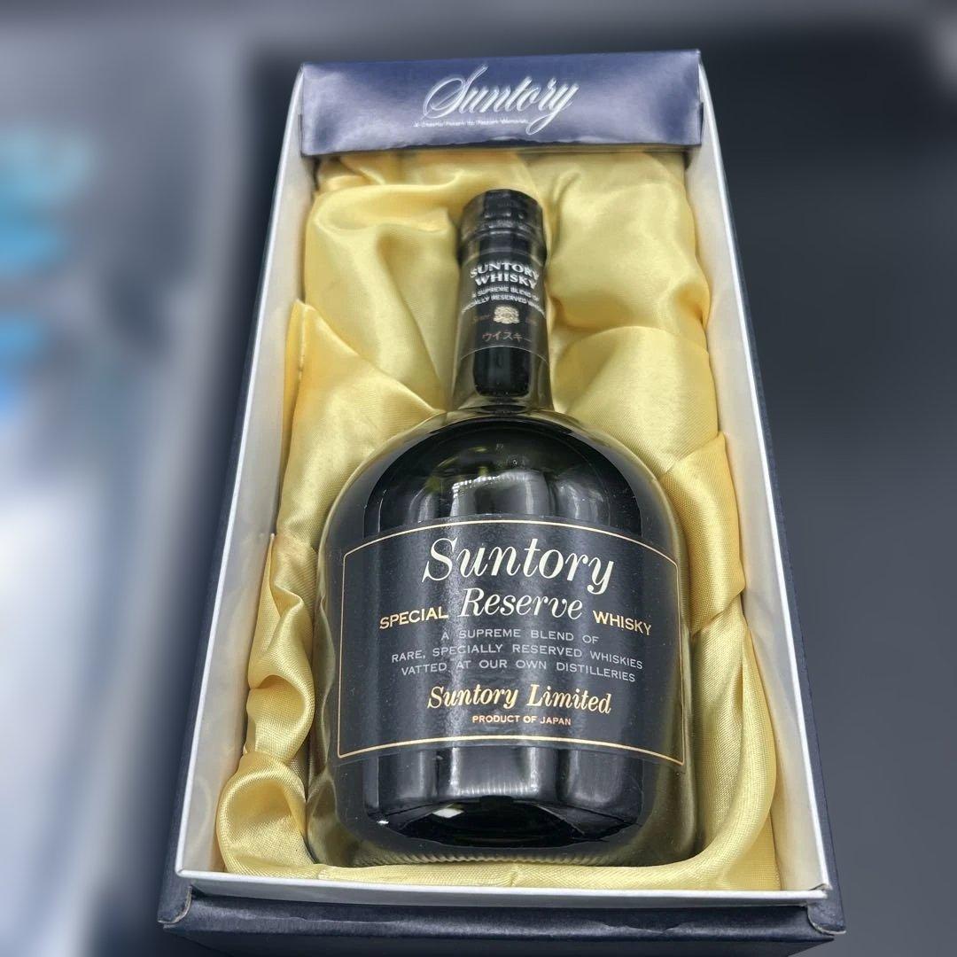 サントリー リザーブ ウイスキー 旧ボトル 箱付 未開栓 - メルカリ