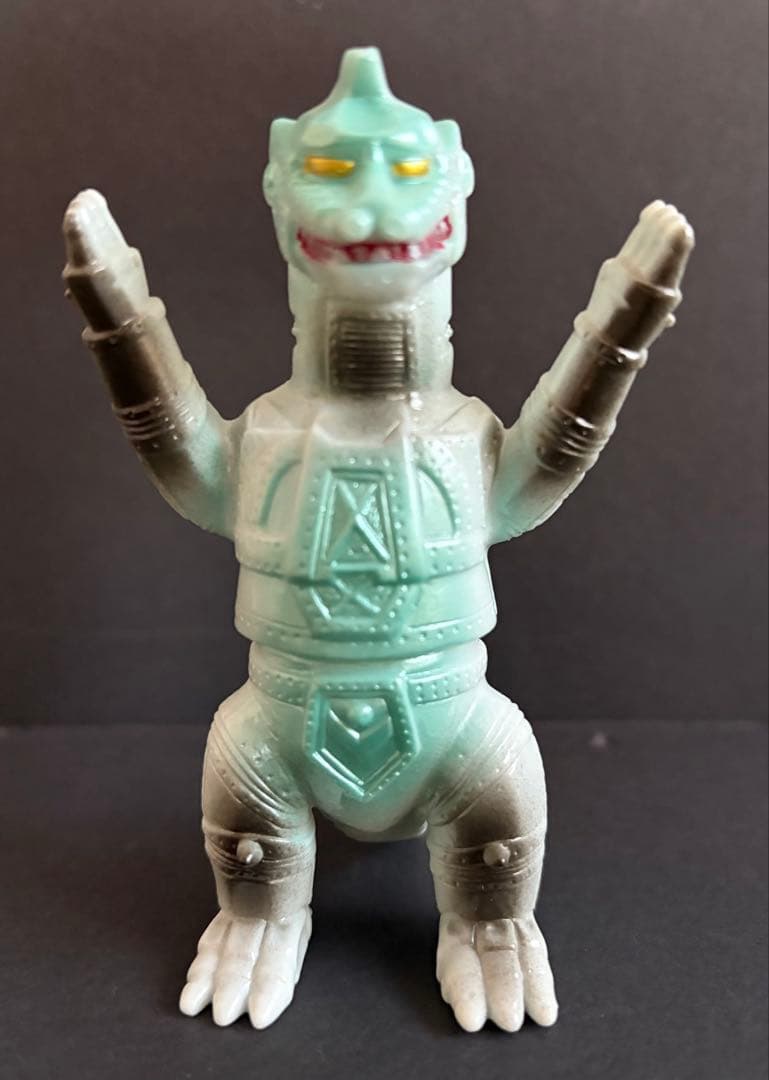 M1号 復刻ブルマァク メカゴジラ ライトグレー成型 ミニソフビ M1号