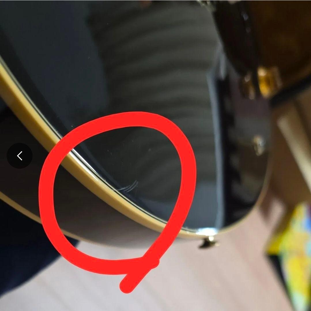 YAMAHA ヤマハ ギター SAS-Ⅱ セミアコ ブラック ハードケース付