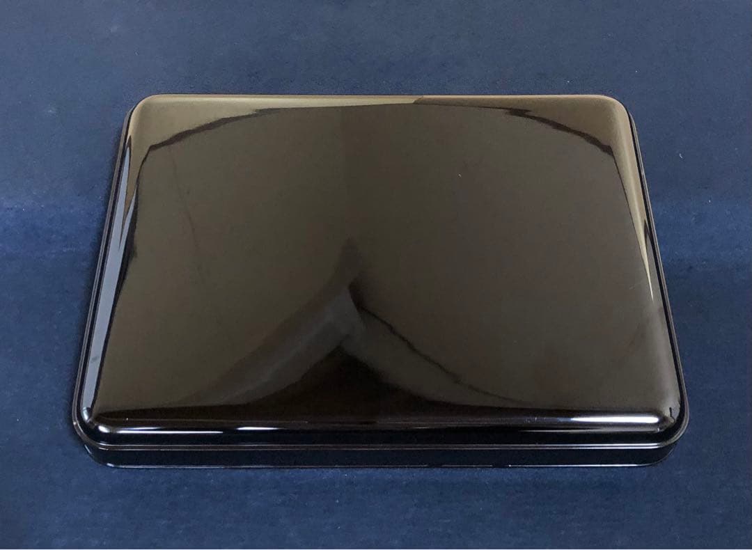 割引❗️《R》黒塗 小廣盆 紋 塗師 三木表悦 木製漆器 共箱 250905H3