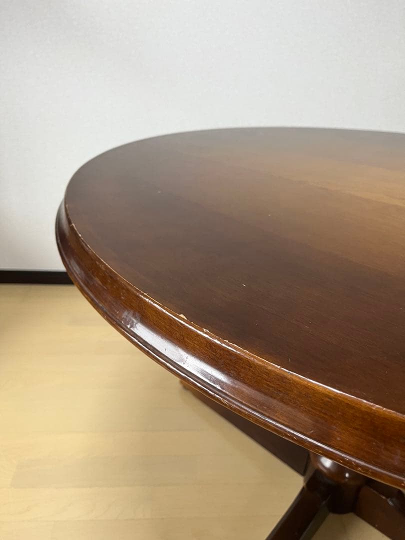 飛騨産業　キツツキ　穂高　ダイニングテーブル　円卓　USED