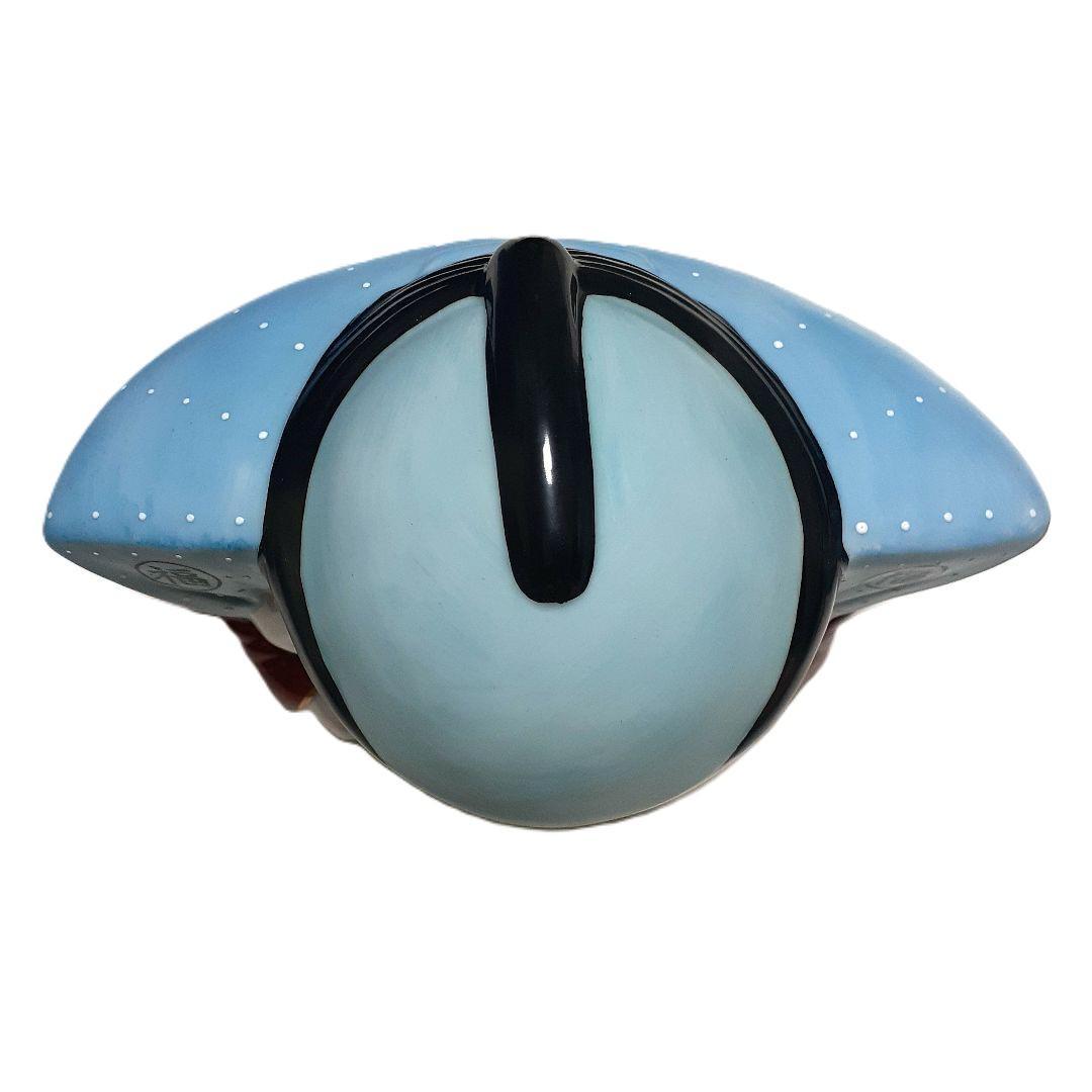 030【瀬戸焼】赤絵古式福助 開運招福 商売繁盛 陶磁器 昭和レトロ 日本製