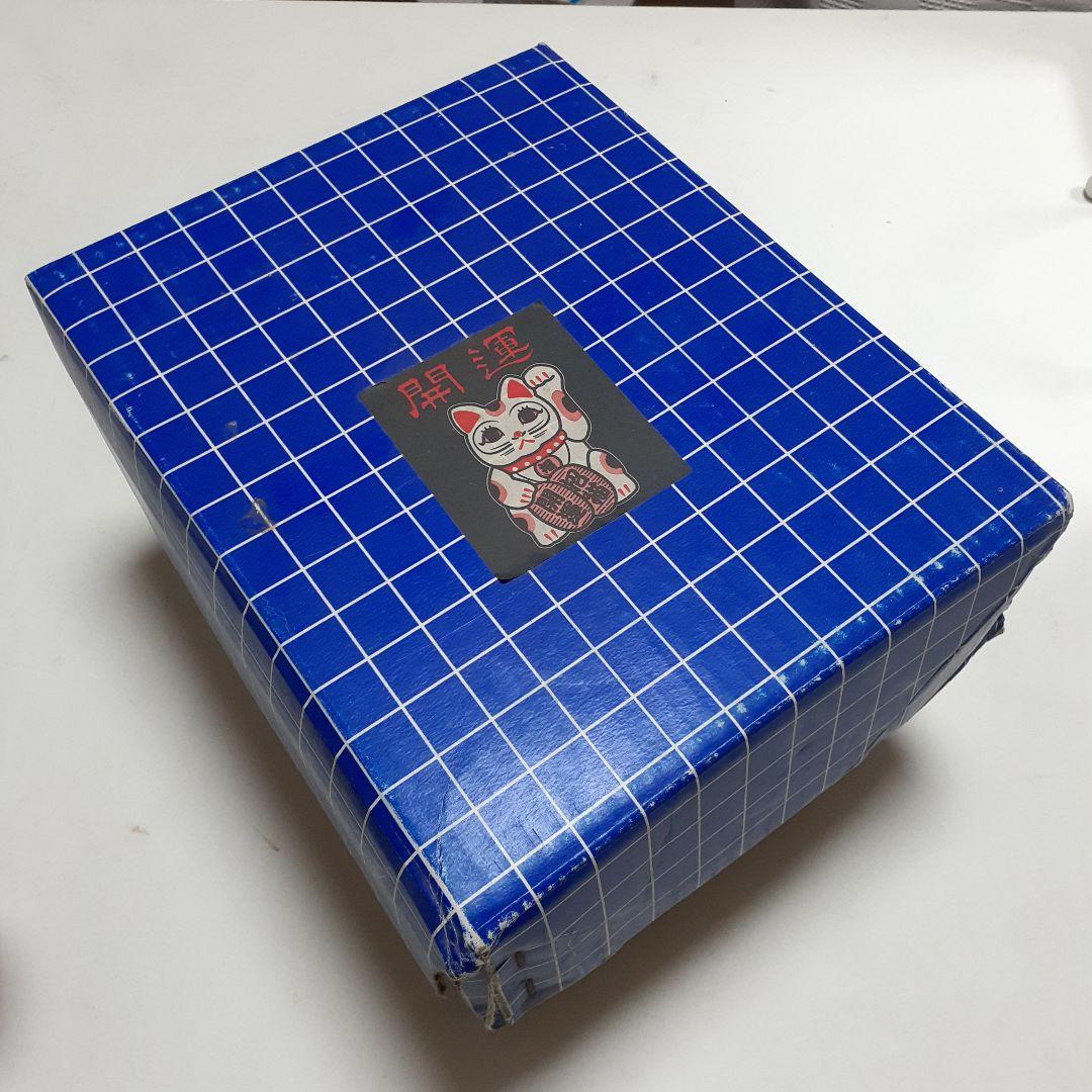 030【瀬戸焼】赤絵古式福助 開運招福 商売繁盛 陶磁器 昭和レトロ 日本製