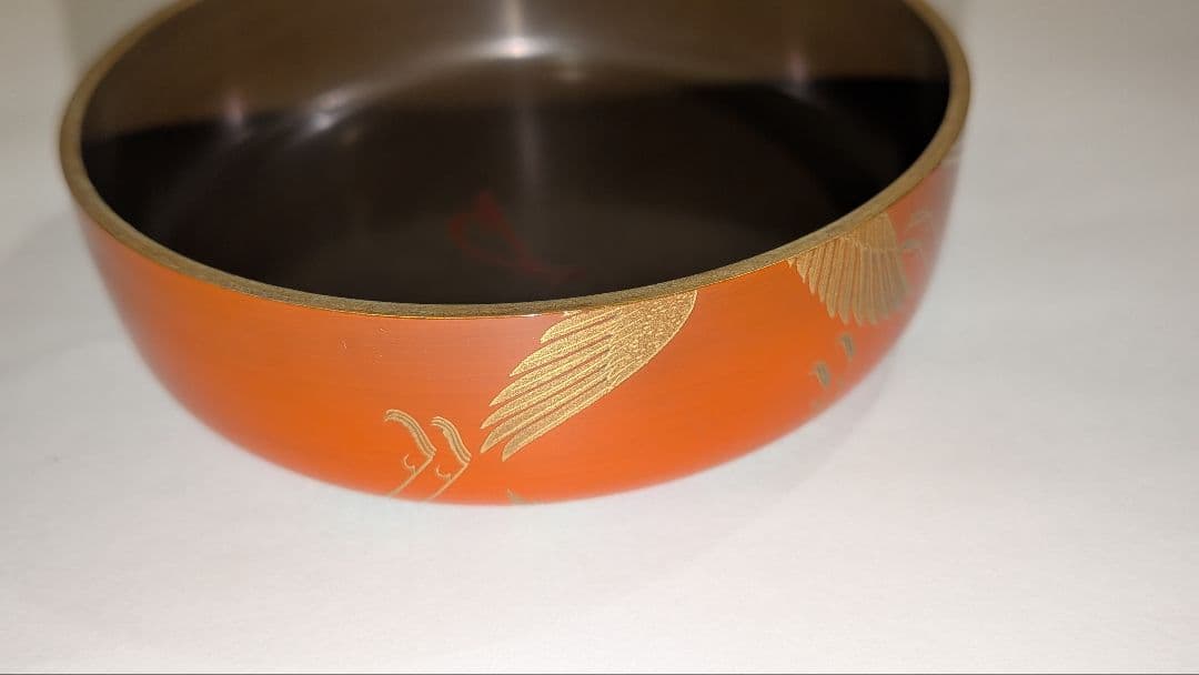 和歌浦蒔絵』平棗 清水庄三 鶴模様 茶道具 永田宗伴書付的々