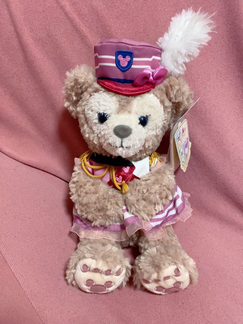 ダッフィー＆フレンズ　SSぬいぐるみ　ハッピーマーチングファン　4体