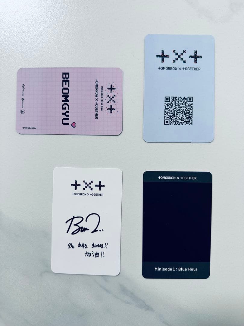 TXT ボムギュトレカ4枚セット