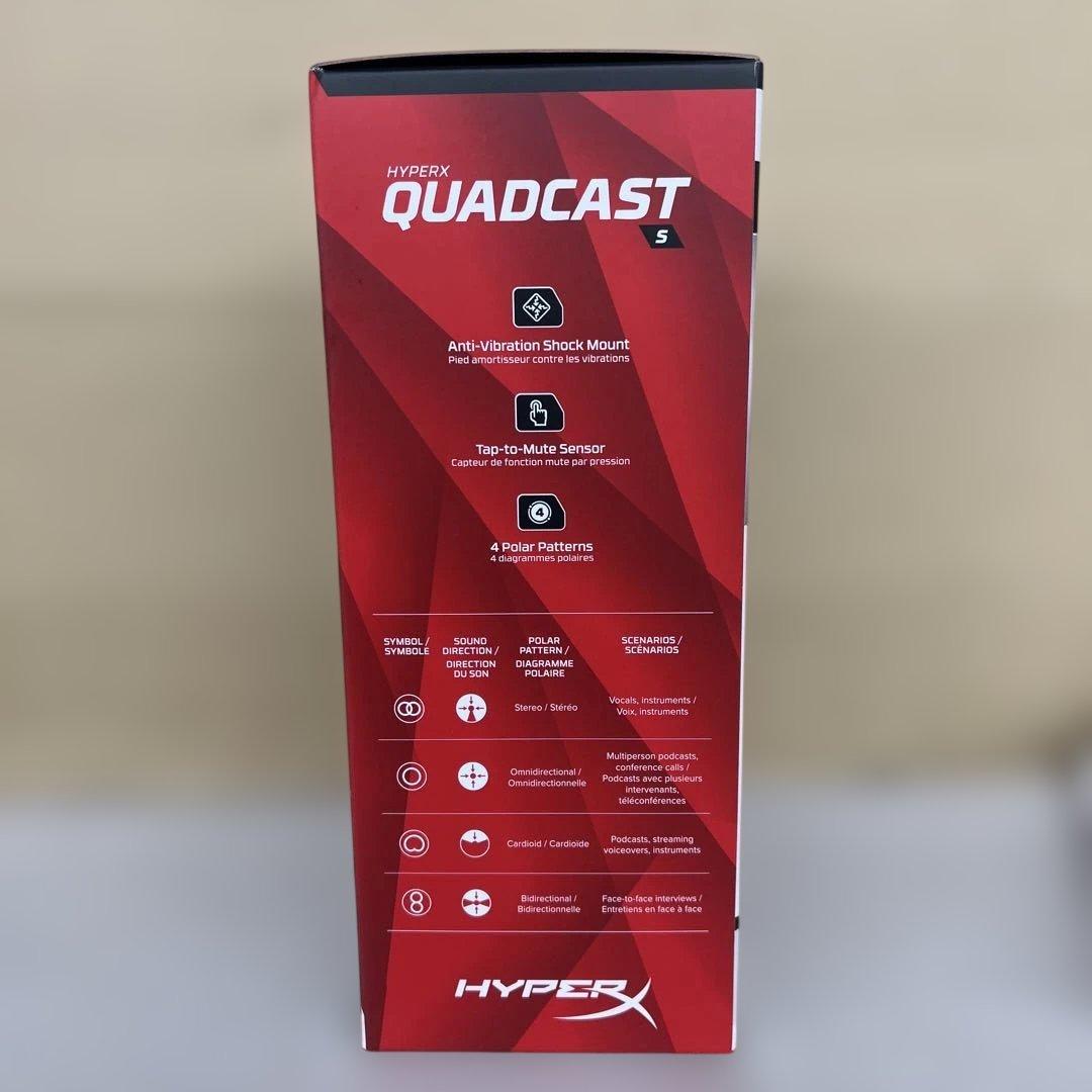 601238 HyperX QuadCast S スタンドアロンマイク