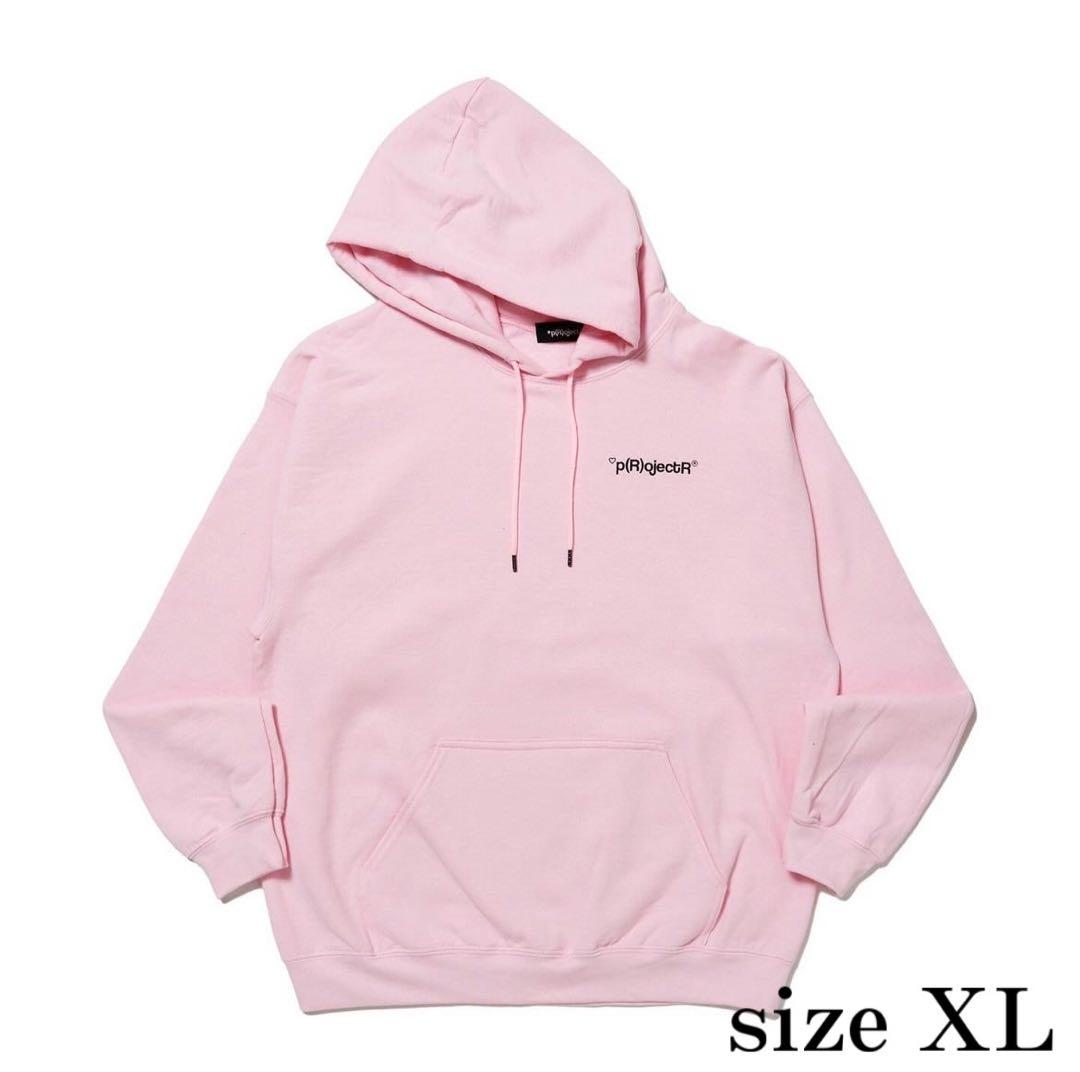 p(R)ojectR® Logo Valentine hoodie ピンク XL - メルカリ
