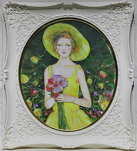 中島裕子【サンビーム】 油彩 10号