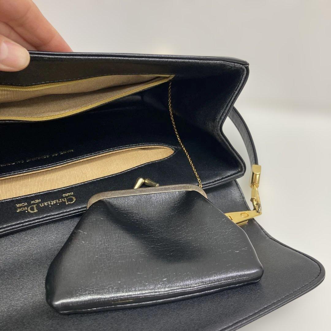 Dior 黒 ショルダーバッグ