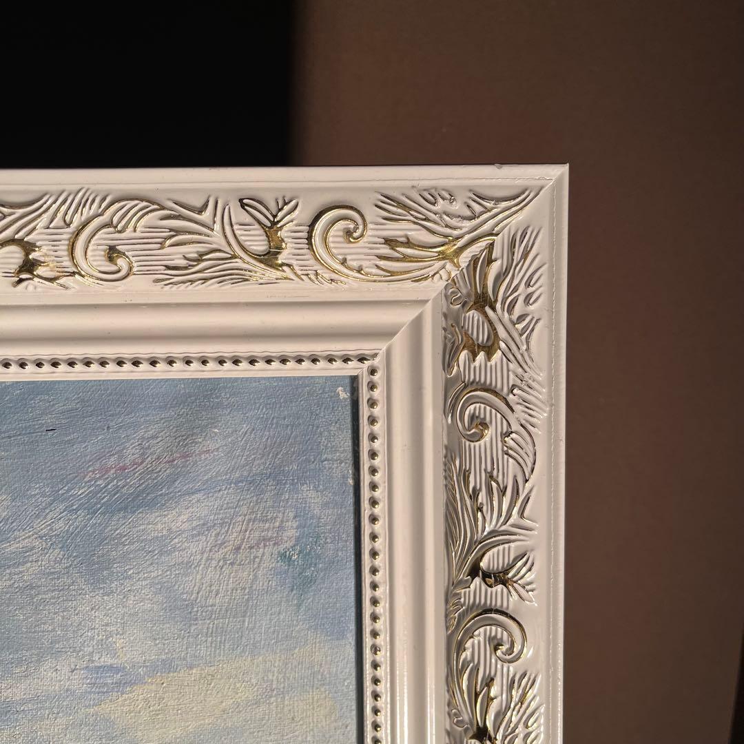 ★特大秀作★ 手書き油絵 クロード・モネ サッセンハイムのチューリップ畑 油彩画