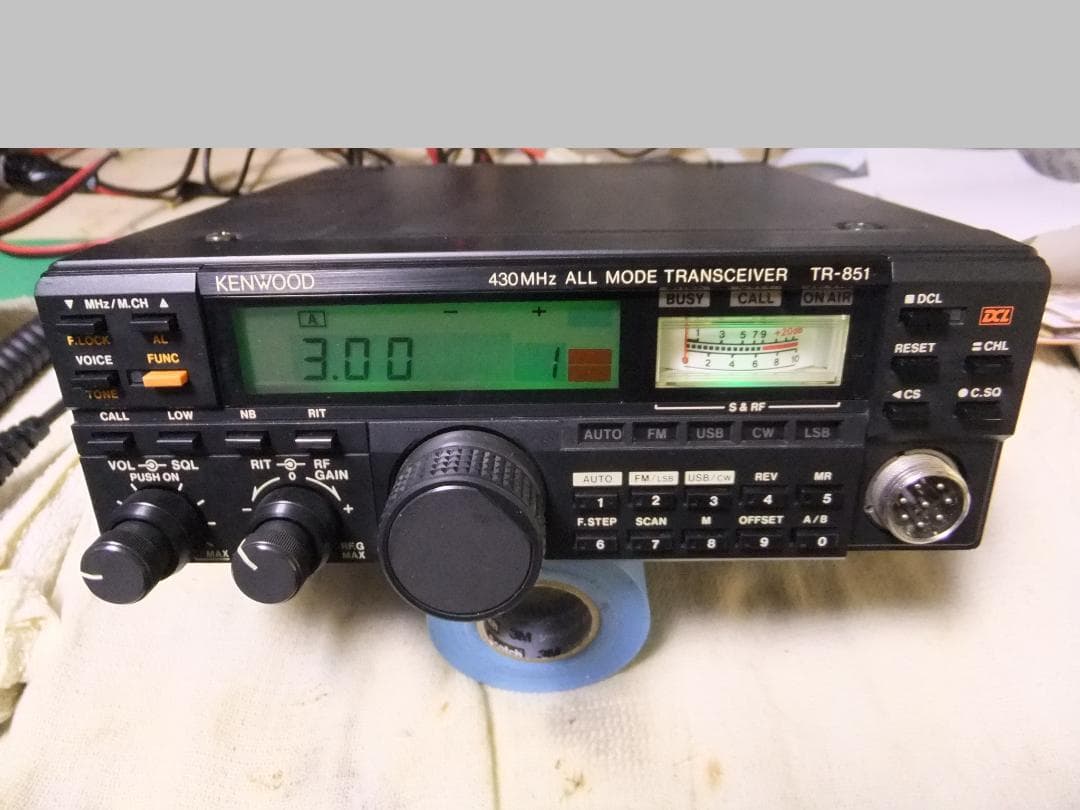 ☆ケンウッド 430MHz帯オールモード25W機 TR-851D（現状渡し）☆