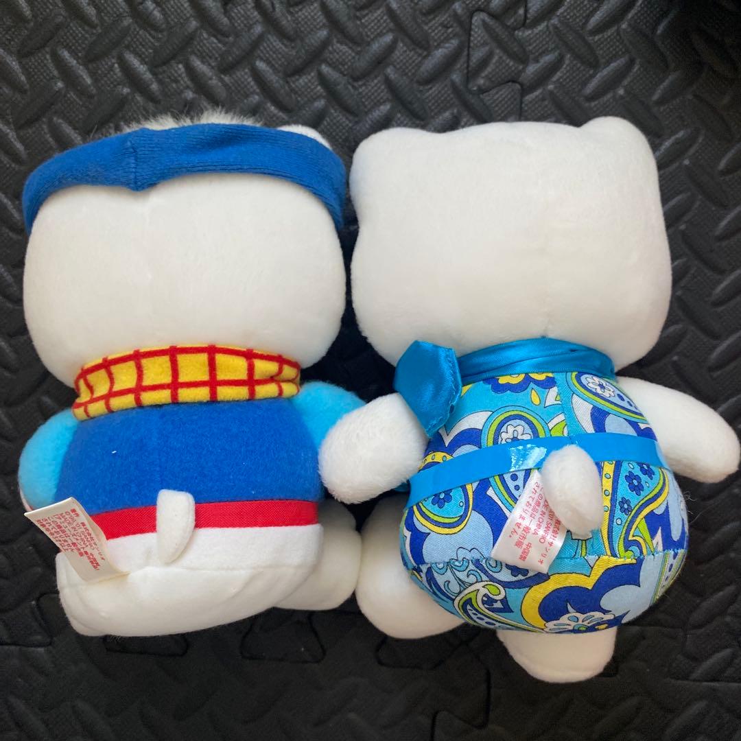 発送日注意【ハローキティ】ぬいぐるみセット00年〜02年製　エイコー社