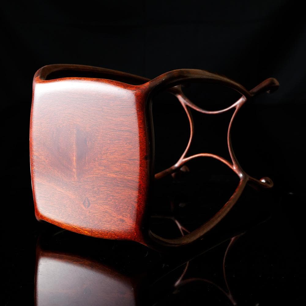 京都 洛凰工房 名匠 長澤専二作 花梨 高卓 かりん 高級 京唐木