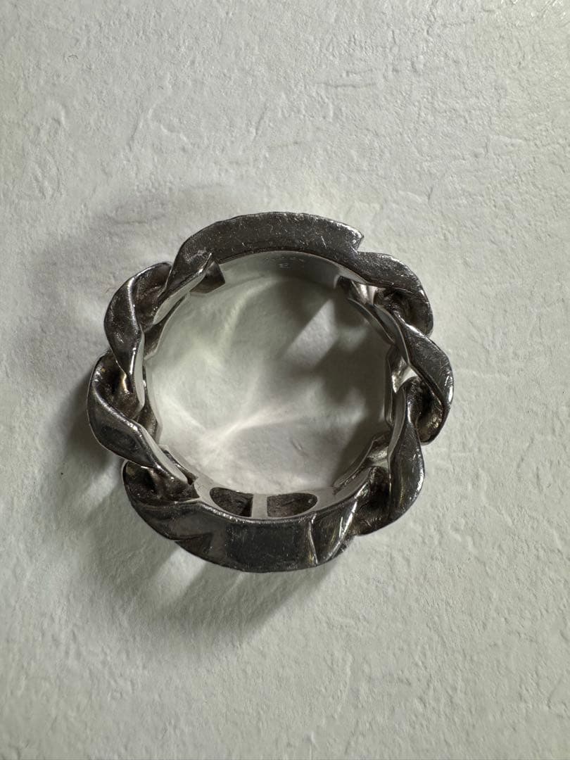 Dior チェーンリング シルバー925 リング S ディオール CD アイコン