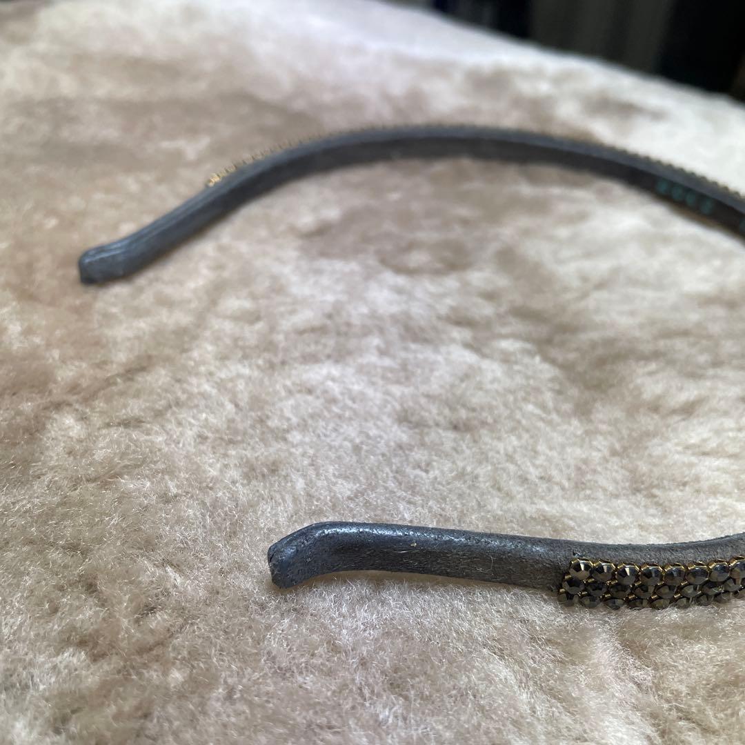 acca ブラウンストーン装飾 ヘアバンド