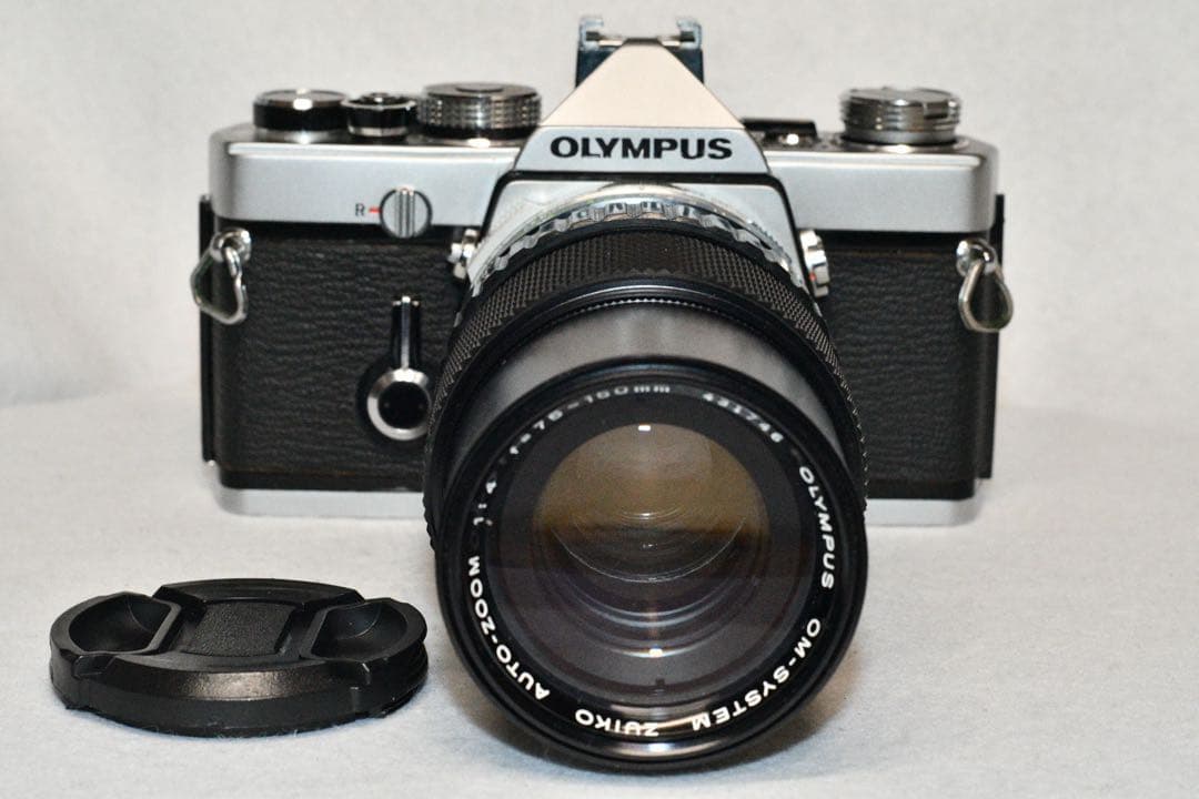 お値引き《動作品》OLYMPUS OM-1+中望遠ズームレンズ付きa404
