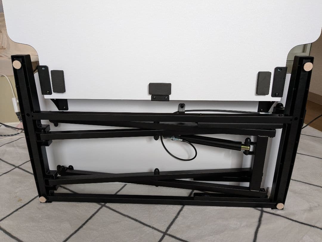 卓上スタンディングデスク　ガス昇降