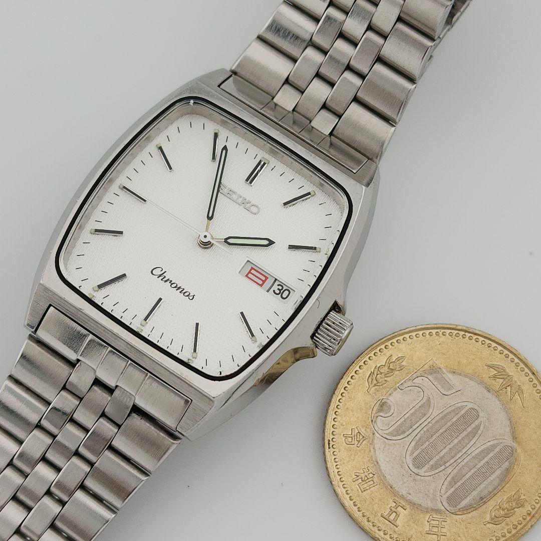 【美品】セイコー クロノス クォーツ【5H23-5110】【稼働品】メンズモデル