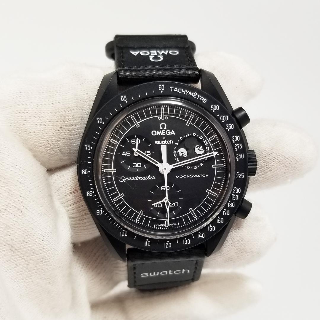 新品同様 スウォッチ × オメガ ミッショントゥザムーン SO33B700