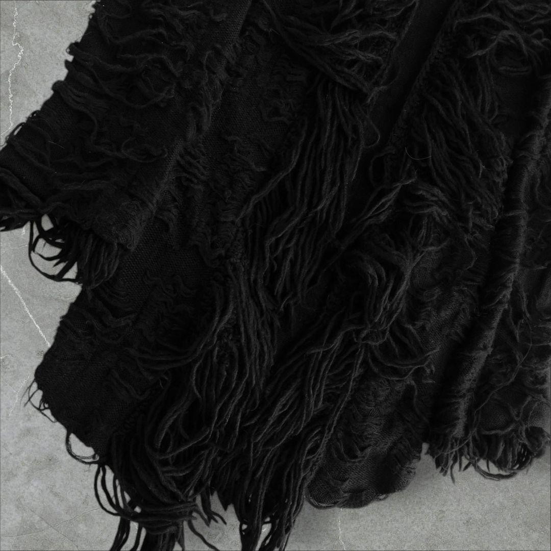 civarize gimmick frindge knit フリンジ パーカー