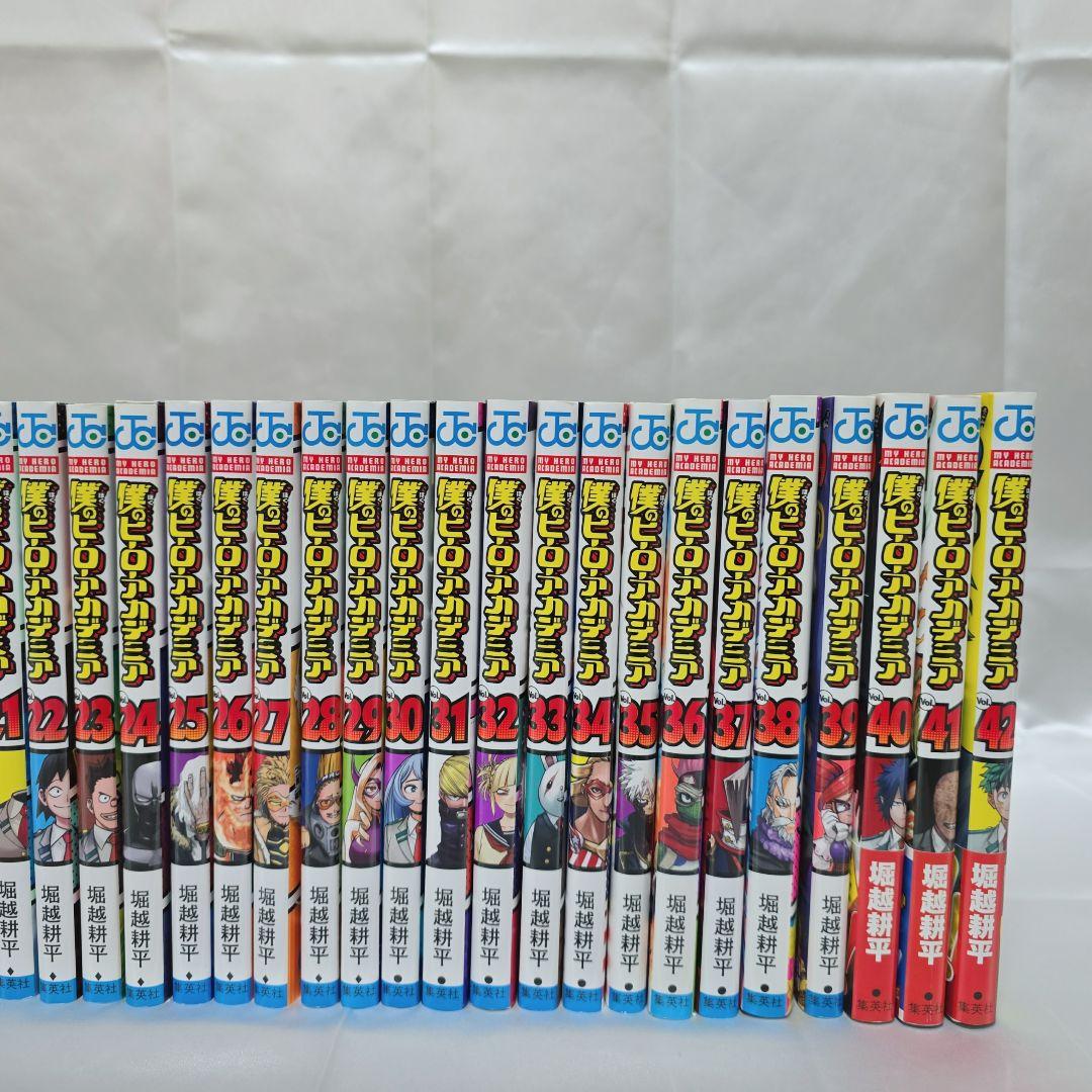僕のヒーローアカデミア 全42巻セット[完]/極美品/B01