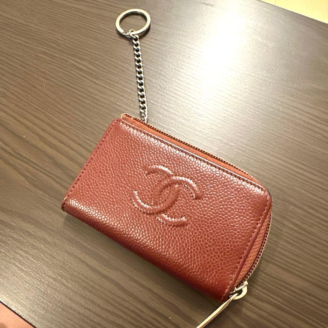 寿*司様 CHANEL シャネル 確実本物 ケース カードケース キャビア