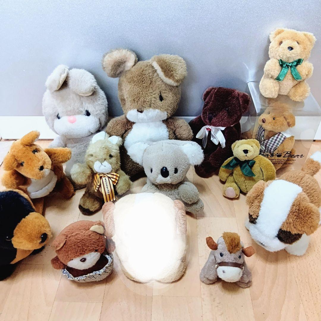 昭和レトロ ぬいぐるみ　吉徳 サンアロー アルファ タイトー MSP　まとめ売り