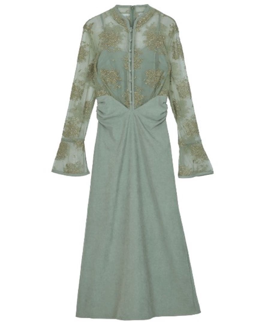 Ameri FLOWER LACE DRESS Mサイズ