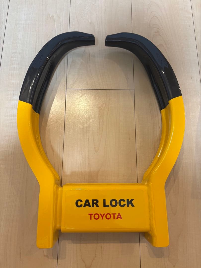 TOYOTA カーロック イエロー・ブラック
