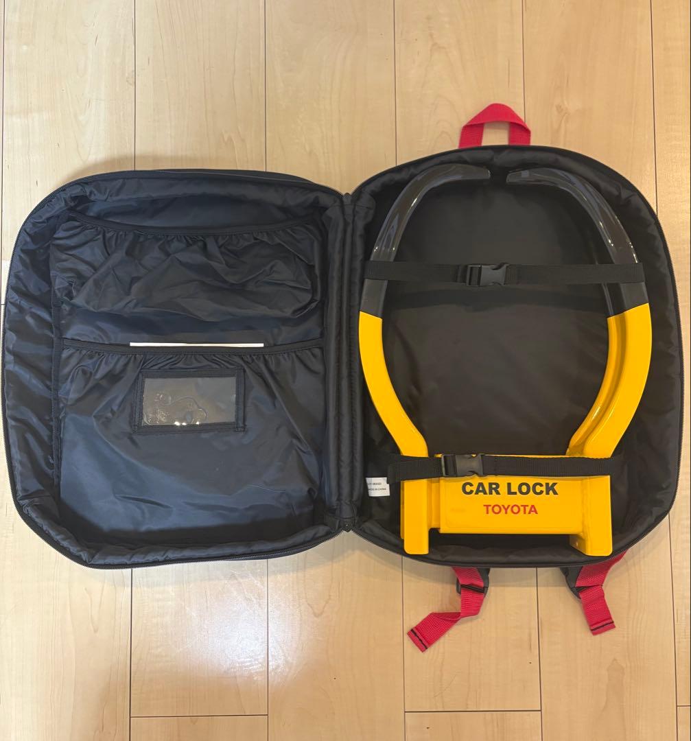 TOYOTA カーロック イエロー・ブラック