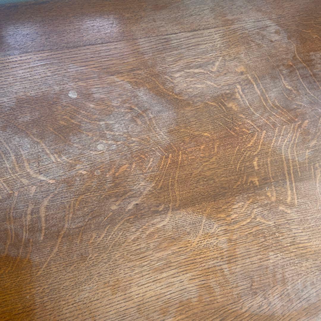 英国　アンティーク オーク　伸長式ダイニングテーブル ドローリーフテーブル