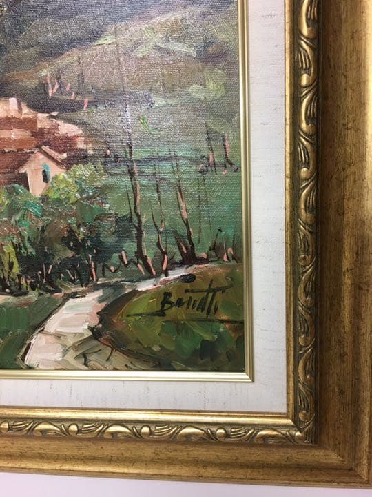 絵画 油絵 ヨーロッパ絵画フランス画家バセツテイー作品