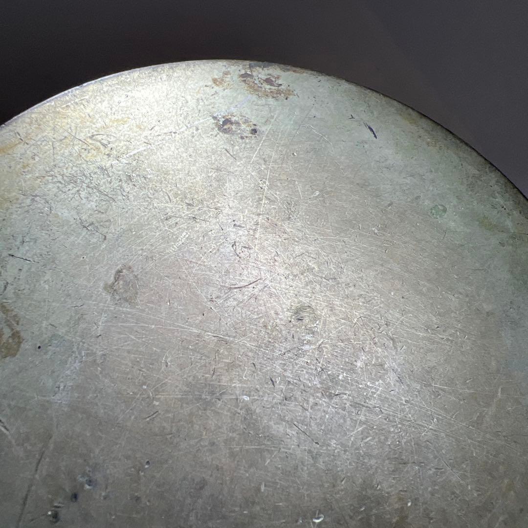 江戸時代　初期~中期　古銅古鏡　243g直径10.8㎝　東Y7-0717①