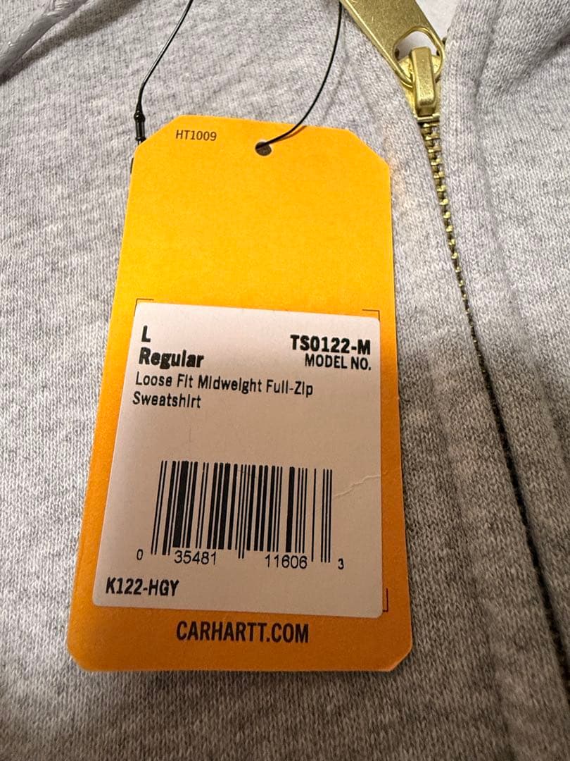 マ*イ様 新品未使用Carhartt グレー ジップアップパーカー