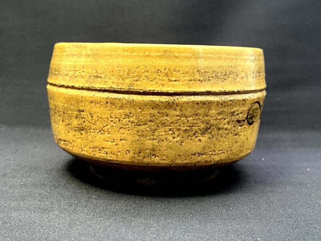 茶碗□古黄瀬戸 江戸期 コレクター所蔵品 瀬戸焼 古い抹茶碗 時代物