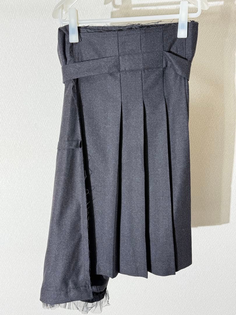 コムデギャルソン 05aw プリーツ巻きスカート