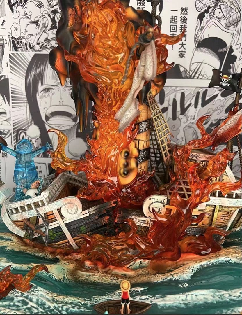 ワンピース ゴーイングメリー号 ガレージキット ガレキ スタチュー①