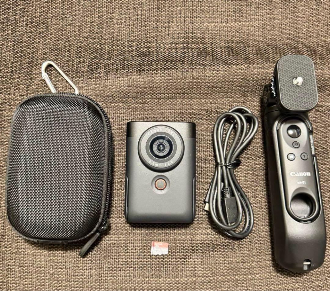 中古 キヤノンVlogカメラPowerShotV10 トライポッドグリップキット 荻窪カメラのさくらや / キヤノン PowerShot V10トライポッドグリップ