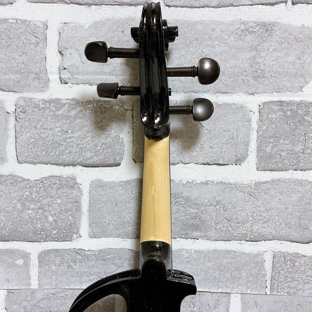 美品 ENNBOM サイレントバイオリン 4/4 ブラック 2WAYバック