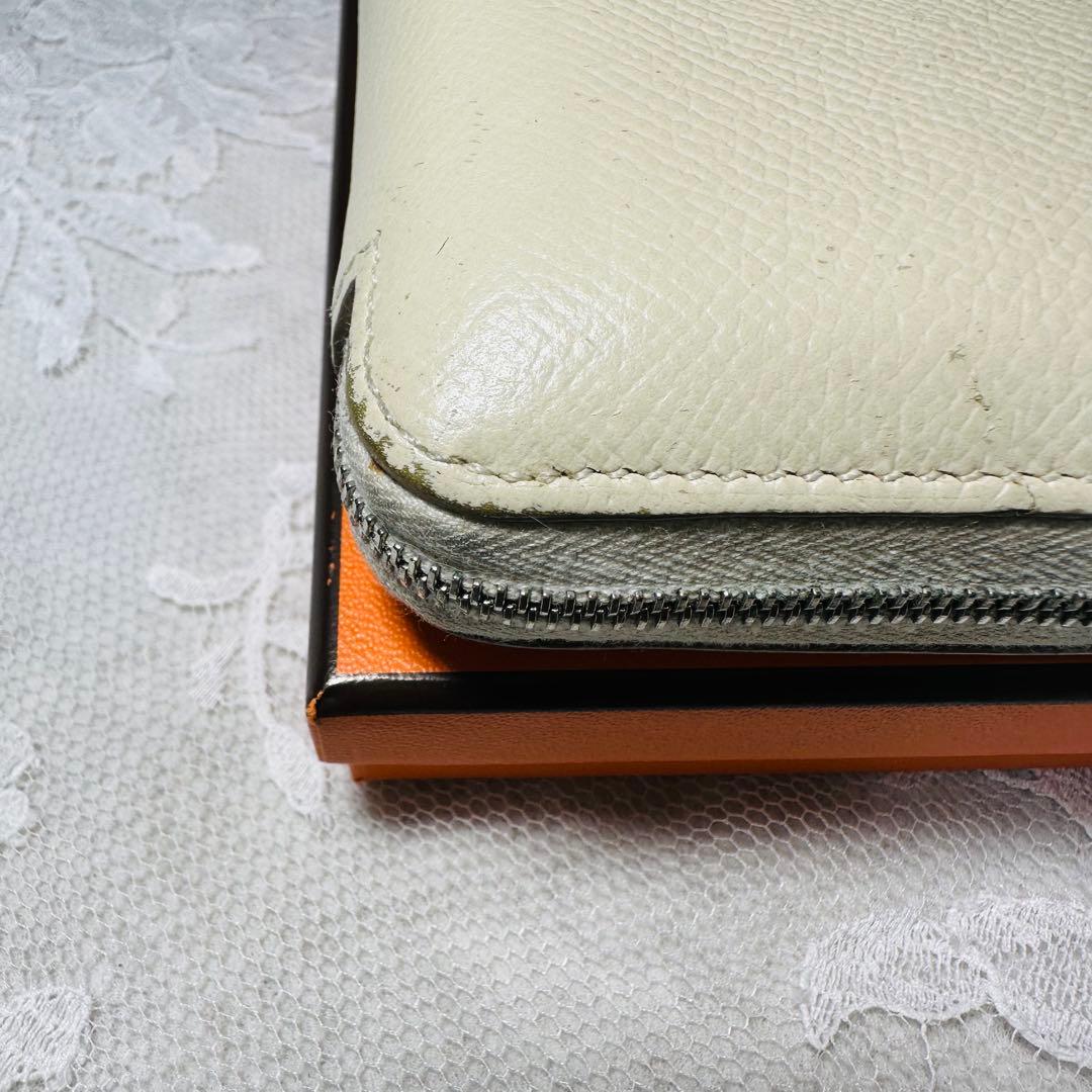 エルメス　アザップ　 シルクインコンパクト　ホワイトケース