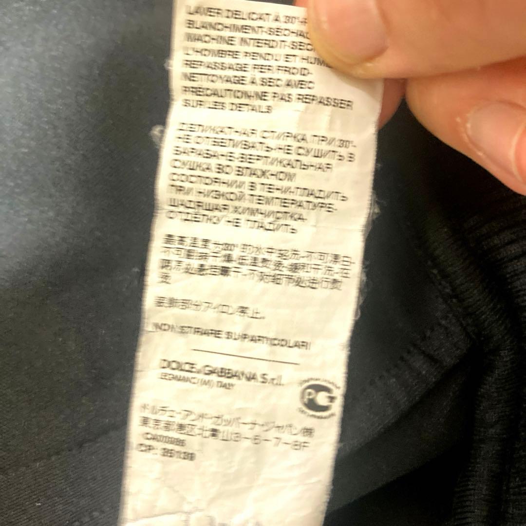 超高級　定価約14万円　ドルチェ&ガッバーナ　パーカー　黒　46 M 美品