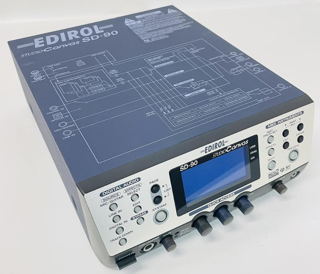 ROLAND EDIROL SD-90音源モジュール ジャンク扱い Roland EDIROL SD-90