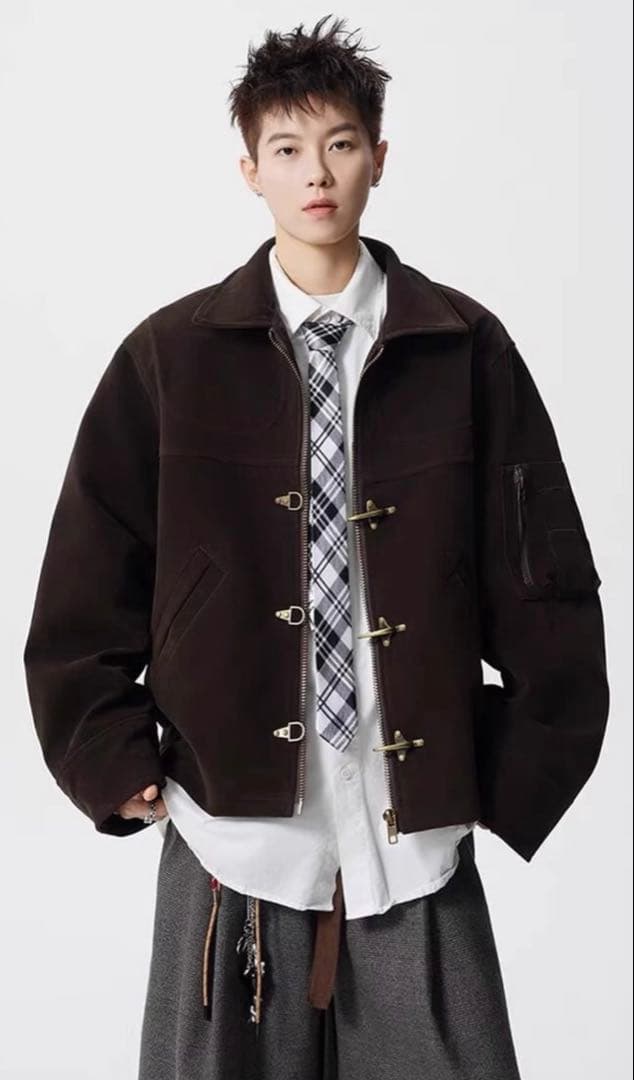 ファイヤーマンジャケット アーカイブ 短丈 ボックスシルエットopium