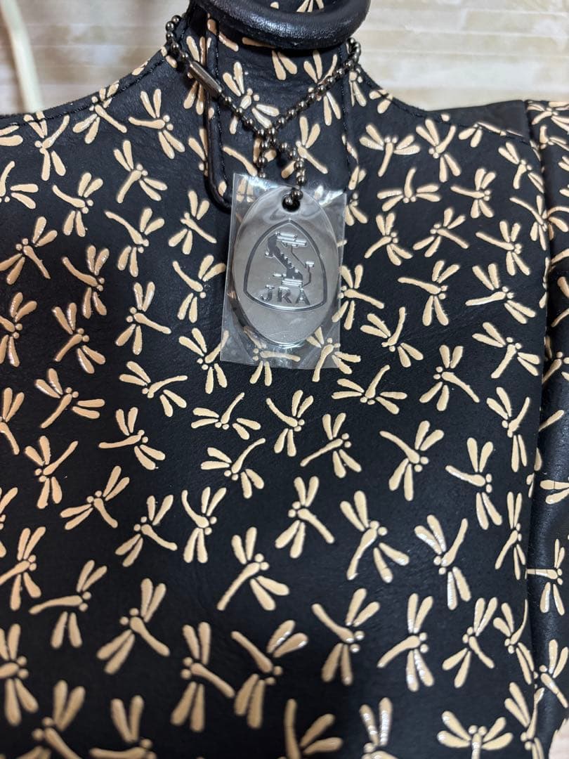 JRAタグ付き　レディース　ハンドバッグ　印傳屋 印伝屋　トンボ　逆台形　レザー