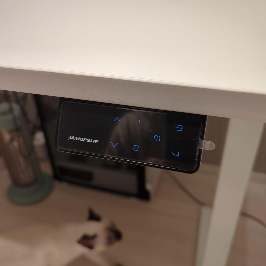 Maidesite 電動昇降 デスク ホワイト ❤︎ 120 × 60 ❤︎