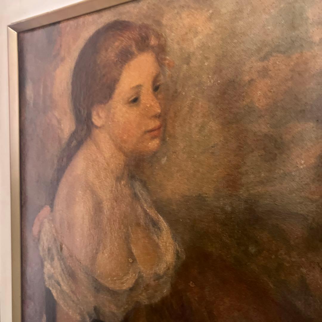 素敵な女性の絵画です。￼部屋に飾って楽しんで下さい。